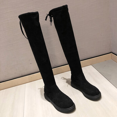 Long boots show thin autumn high boots elastic boots thin than knee boots thick bottom
Long boots show thin autumn high boots elastic boots thin than knee boots thick bottom