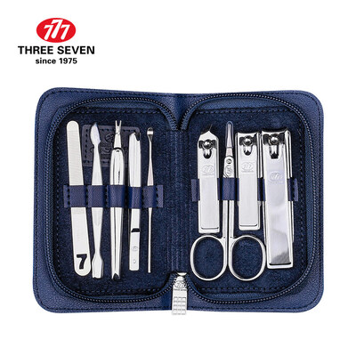 777 THREE SEVEN nail clipper set nail scissors nail clippers nail manicure set 9 piece set TSM-80XC blue
777 THREE SEVEN nail clipper set nail scissors nail clippers nail manicure set 9 piece set TSM-80XC blue