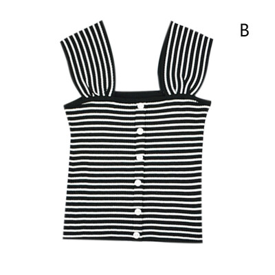 New Sweet Fashion Tops Women Design Camisole gothic Knit Striped tops women Camisole Ladies Short women Camisole
New Sweet Fashion Tops Women Design Camisole gothic Knit Striped tops women Camisole Ladies Short women Camisole