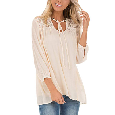 Starmoon Womens Round Neck Long Sleeve T Shirt Soft Loose Blouse Buttoned Lace Tops
Starmoon Womens Round Neck Long Sleeve T Shirt Soft Loose Blouse Buttoned Lace Tops