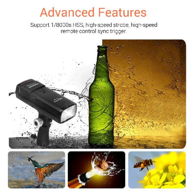 TRIOPO F1-200 Portable 24G Wireless TTL Flash Outdoor Flash Light 18000s HSS GN53 200Ws with Built-in 2900mAh Lithium Battery Co
TRIOPO F1-200 Portable 24G Wireless TTL Flash Outdoor Flash Light 18000s HSS GN53 200Ws with Built-in 2900mAh Lithium Battery Co
