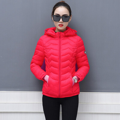 Tailored Fashion Women Outerwear Long Sleeve Tops Solid Hooded Jackets Cotton-padded Coat
Tailored Fashion Women Outerwear Long Sleeve Tops Solid Hooded Jackets Cotton-padded Coat