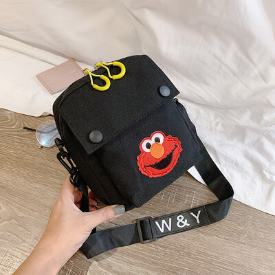 Casual fashion ugly sesame street canvas small bag female 2019 new cute cartoon wild shoulder messenger bag
Casual fashion ugly sesame street canvas small bag female 2019 new cute cartoon wild shoulder messenger bag