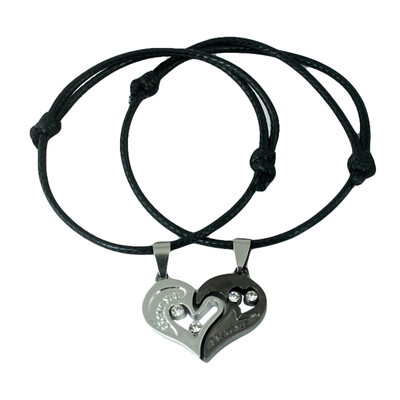 I Love You Weaving Pair Double Heart Leather Rope Bracelet Hand Circle Unisex Pair Bracelet Jewellery Hot Gift
I Love You Weaving Pair Double Heart Leather Rope Bracelet Hand Circle Unisex Pair Bracelet Jewellery Hot Gift