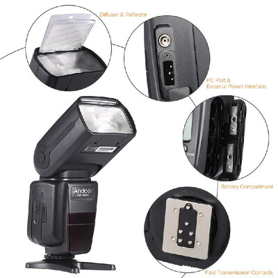 Andoer AD-980II E-TTL HSS 18000s Master Slave GN58 Flash Speedlite for Canon 5D Mark III5D Mark II6D5D7D60D50D40D30D700D
Andoer AD-980II E-TTL HSS 18000s Master Slave GN58 Flash Speedlite for Canon 5D Mark III5D Mark II6D5D7D60D50D40D30D700D