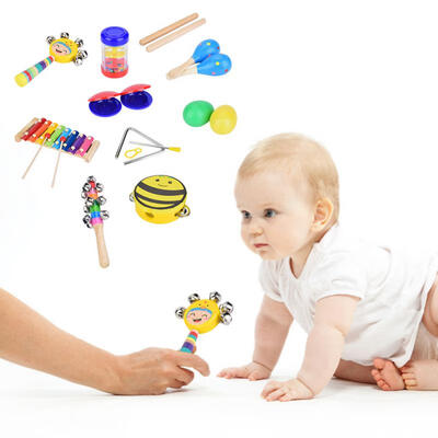 Greensen Toddler Musical Instruments 16Pcs Wooden Percussion Instruments for Kids Preschool Education
Greensen Toddler Musical Instruments 16Pcs Wooden Percussion Instruments for Kids Preschool Education