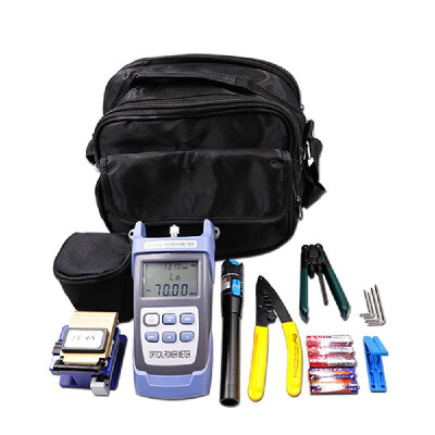 Fiber Optic FTTH Tool Kit with Stripping Pliers&Millers Pliers Fiber Cleaver Optical Power Meter 5km Red Laser Pointer
Fiber Optic FTTH Tool Kit with Stripping Pliers&Millers Pliers Fiber Cleaver Optical Power Meter 5km Red Laser Pointer