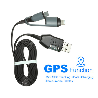 Mini GPS Tracking DataCharging Three-in-one Cables GPS Tracking Charging Cable GPS Locator Positioning Device USB Data Cables
Mini GPS Tracking DataCharging Three-in-one Cables GPS Tracking Charging Cable GPS Locator Positioning Device USB Data Cables