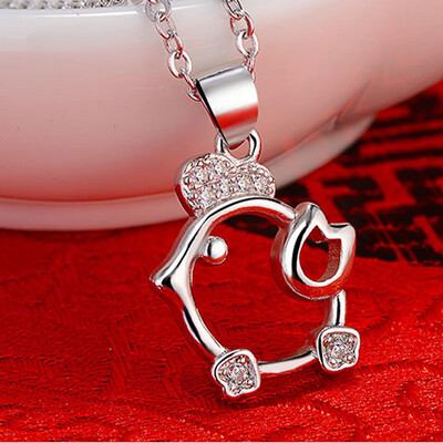Europe&America Fashion Female Silver Pendant 12 Zodiac Chicken Necklace Jewelry 925 Sterling Silver Collar Bone
Europe&America Fashion Female Silver Pendant 12 Zodiac Chicken Necklace Jewelry 925 Sterling Silver Collar Bone