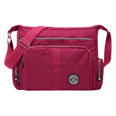 Tailored Fashion Womens Simple Zipper Large Capacity Nylon Shoulder Bag Messenger Bag
Tailored Fashion Womens Simple Zipper Large Capacity Nylon Shoulder Bag Messenger Bag