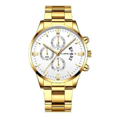 CUENA Men Stainless Steel Band Quartz Watch Fashion Simple Calendar Big Dial Wrist Watch
CUENA Men Stainless Steel Band Quartz Watch Fashion Simple Calendar Big Dial Wrist Watch