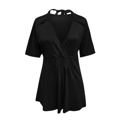 Nomeni Womens Summer Short Sleeve Solid Blouse Deep V Neck Casual Tee Shirts Tops
Nomeni Womens Summer Short Sleeve Solid Blouse Deep V Neck Casual Tee Shirts Tops