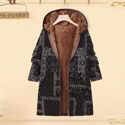 Toponeto Plus Size Women Winter Warm Printed Pockets Thicker Zipper Hooded Coat Outwear
Toponeto Plus Size Women Winter Warm Printed Pockets Thicker Zipper Hooded Coat Outwear