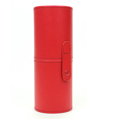 Travel PU Leather Cosmetic Brush Pen Holder Storage Makeup Empty Holder