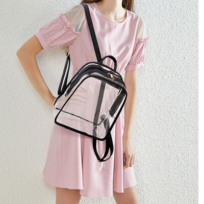 Tailored Womens Clear Plastic See Through Security Transparent Backpack Bag Travel Bag
Tailored Womens Clear Plastic See Through Security Transparent Backpack Bag Travel Bag