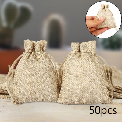 50pcs 7cm9cm Drawstring Beam Mouth Linen Bag Candy Gift Bag Wedding Party Pouch Package Bags Decor Supplies
50pcs 7cm9cm Drawstring Beam Mouth Linen Bag Candy Gift Bag Wedding Party Pouch Package Bags Decor Supplies