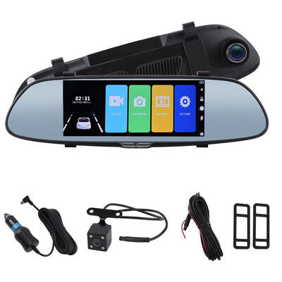 Dual Lens Rearview Mirror Dash Cam HD 1080 Dual Lens 7 Vehicle Rear view Mirror 32G Memory Camera Recorder Car DVR
Dual Lens Rearview Mirror Dash Cam HD 1080 Dual Lens 7 Vehicle Rear view Mirror 32G Memory Camera Recorder Car DVR