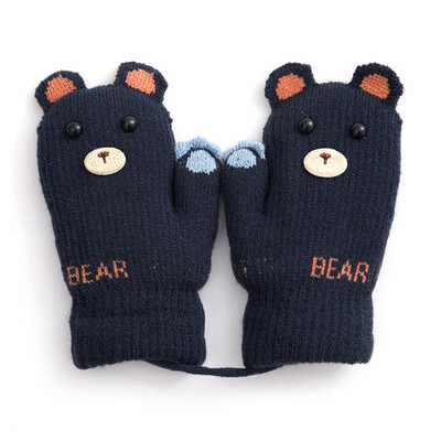 Winter Child Cold Protection Gloves Cute Bear Caricature Halter Knitting Warm Mittens Print Baby Gloves 3-5 Years red
Winter Child Cold Protection Gloves Cute Bear Caricature Halter Knitting Warm Mittens Print Baby Gloves 3-5 Years red