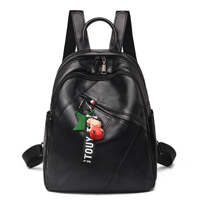 Backpack Backpack Female Soft Leather Large Capacity Travel Bag Student Bag Girl Korean Mori Harajuku
Backpack Backpack Female Soft Leather Large Capacity Travel Bag Student Bag Girl Korean Mori Harajuku