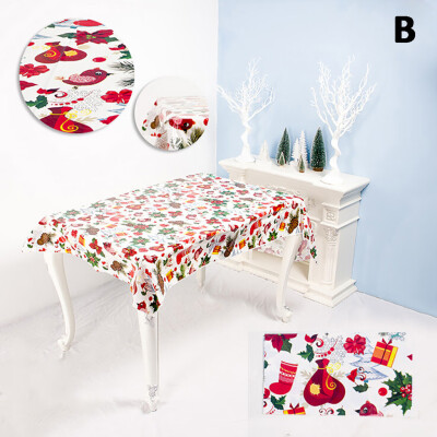 Siaonvr Disposable Tablecloth Creative PVC Christmas Print Tablecloth Table Party Decor
Siaonvr Disposable Tablecloth Creative PVC Christmas Print Tablecloth Table Party Decor