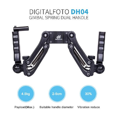DF DIGITALFOTO DH04 Solution Limited ABS Dual Spring Handle Dual Grip Gimbal Handle for Single-Handheld Gimbal for DJI Ronin Zhi
DF DIGITALFOTO DH04 Solution Limited ABS Dual Spring Handle Dual Grip Gimbal Handle for Single-Handheld Gimbal for DJI Ronin Zhi