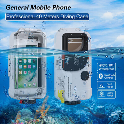 Meikon 40m130ft 7 Universal Waterproof Housing Diving Phone Case Cover Bag For Huawei P30 proP20Samsung etc Mobile Phone
Meikon 40m130ft 7 Universal Waterproof Housing Diving Phone Case Cover Bag For Huawei P30 proP20Samsung etc Mobile Phone