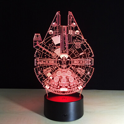 YEDUO 3D Battleship Spacecraft LED Lllusion Mood Lamp Bedroom Table Night Light Bulbing Child Kids
YEDUO 3D Battleship Spacecraft LED Lllusion Mood Lamp Bedroom Table Night Light Bulbing Child Kids