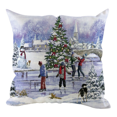 Siaonvr Christmas Pillow Cover Pillowcases Decorative Sofa Cushion Cover Home Decoration
Siaonvr Christmas Pillow Cover Pillowcases Decorative Sofa Cushion Cover Home Decoration