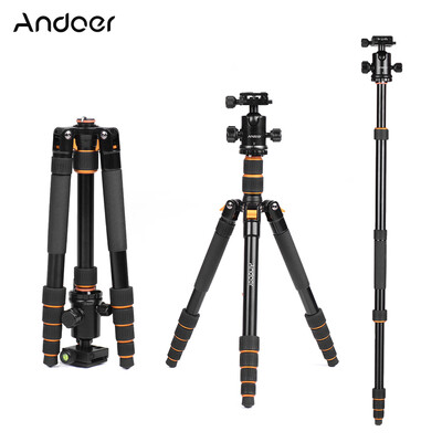 Andoer A-258 Camera Video Foldable Portable Photography Tripod Monopod with 360 Degree Panoramic Ball Head
Andoer A-258 Camera Video Foldable Portable Photography Tripod Monopod with 360 Degree Panoramic Ball Head