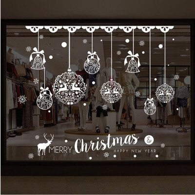 Tailored Christmas Shop Window Decoration Wall Removable Stickers Christmas Bells Deer
Tailored Christmas Shop Window Decoration Wall Removable Stickers Christmas Bells Deer