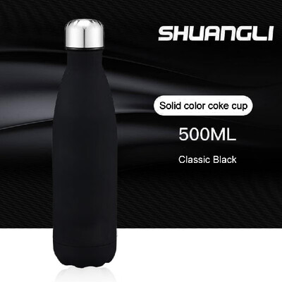 Water Bottle Stainless Steel 500ml Vacuum Insulated Cup Insulated Water Bottle Rubber Paint Keeps Cold Hot for Long Time
Water Bottle Stainless Steel 500ml Vacuum Insulated Cup Insulated Water Bottle Rubber Paint Keeps Cold Hot for Long Time