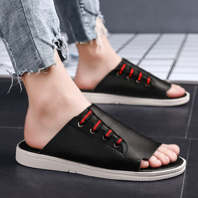 Chao brand leather slippers mens summer outdoor sandals mens casual shoes Joker non-slip Vietnamese beach shoes
Chao brand leather slippers mens summer outdoor sandals mens casual shoes Joker non-slip Vietnamese beach shoes