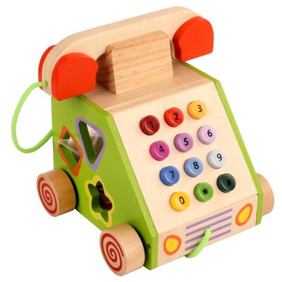 Wooden Simulated Telephone Shape Digital Cognitive Toys for Children\s Early Education
Wooden Simulated Telephone Shape Digital Cognitive Toys for Children\s Early Education