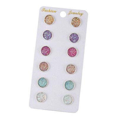 6 pcs set Crystal Heart Stud Earrings Gold Color Fruit pineapple Vintage Earring Jewelry For Women Of Color Oorbellen
6 pcs set Crystal Heart Stud Earrings Gold Color Fruit pineapple Vintage Earring Jewelry For Women Of Color Oorbellen
