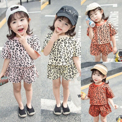 1-4Years Kid Baby Girls Summer Toddler Leopard Outfits Clothes T-shirt TopShort Pant 2PCS Set
1-4Years Kid Baby Girls Summer Toddler Leopard Outfits Clothes T-shirt TopShort Pant 2PCS Set