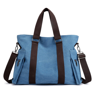 Canvas bag lady fashion mother Lady Bag Handbag Shoulder slanting bag recreational travel bag large capacity
Canvas bag lady fashion mother Lady Bag Handbag Shoulder slanting bag recreational travel bag large capacity