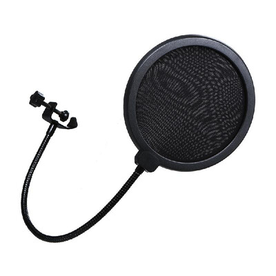 Microphone Pop Filter Mic Shield Mask Dual Layer Singing Windscreen Professional Mic Studio Pop Filter
Microphone Pop Filter Mic Shield Mask Dual Layer Singing Windscreen Professional Mic Studio Pop Filter