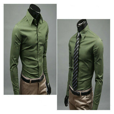 SUNSIOM Mens Casual Shirt Long Sleeve Slim Fit Solid Shirts Cotton Dress Shirts Tops
SUNSIOM Mens Casual Shirt Long Sleeve Slim Fit Solid Shirts Cotton Dress Shirts Tops