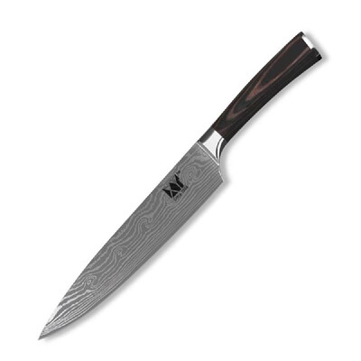 Stainless steel dark brown color wooden handle big wave Damascus peel universal 6 piece set kitchen cutter
Stainless steel dark brown color wooden handle big wave Damascus peel universal 6 piece set kitchen cutter
