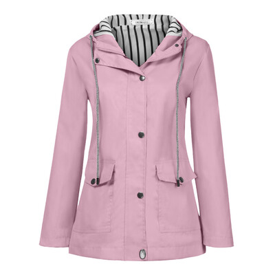 Toponeto Women Solid Rain Jacket Outdoor Plus Size Waterproof Hooded Raincoat Windproof
Toponeto Women Solid Rain Jacket Outdoor Plus Size Waterproof Hooded Raincoat Windproof