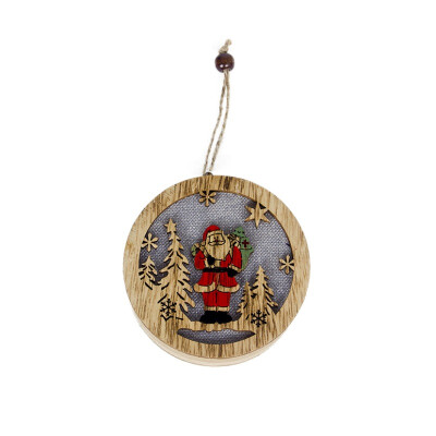 Christmas LED Light Round Hanging Decor Christmas Tree Wood Luminous Decoration Xmas Round Santa Claus Ornaments Accessories
Christmas LED Light Round Hanging Decor Christmas Tree Wood Luminous Decoration Xmas Round Santa Claus Ornaments Accessories