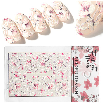 1 Sheet Water Transfer Engraved Flower Nail Sticker DIY Manicure Slider Design Nail Art Decoration
1 Sheet Water Transfer Engraved Flower Nail Sticker DIY Manicure Slider Design Nail Art Decoration