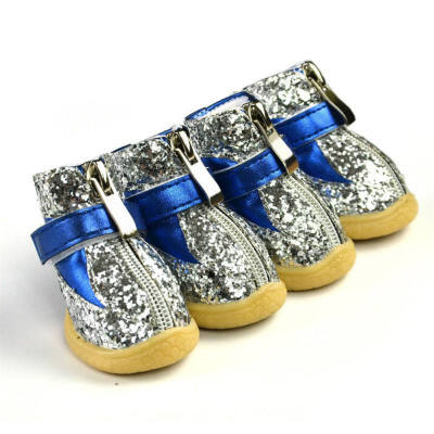 4 Pcssets Thick Fur Dog Shoes Reflective Winter Pet Shoes For Small Dogs Shoes Bone Anti-slip Snow Boots For Teddy Poodle
4 Pcssets Thick Fur Dog Shoes Reflective Winter Pet Shoes For Small Dogs Shoes Bone Anti-slip Snow Boots For Teddy Poodle