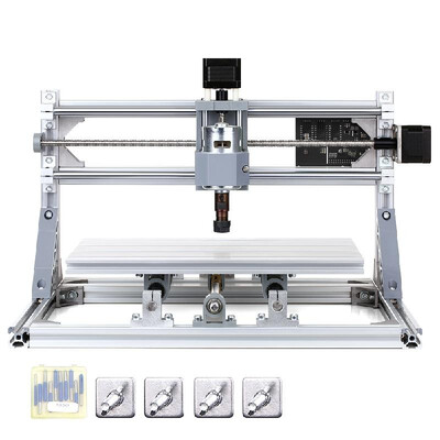 CNC3018 DIY CNC Router Kit 2-in-1 Mini Engraving Machine GRBL Control 3 Axis for PCB PVC Plastic Acrylic Wood Carving Milling Engr
CNC3018 DIY CNC Router Kit 2-in-1 Mini Engraving Machine GRBL Control 3 Axis for PCB PVC Plastic Acrylic Wood Carving Milling Engr