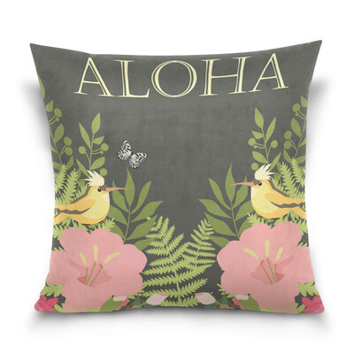 ALAZA 16 X 16 inch Pillow Case Decorative Cushion Cover Aloha Tropical Pattern Pillowcase
ALAZA 16 X 16 inch Pillow Case Decorative Cushion Cover Aloha Tropical Pattern Pillowcase
