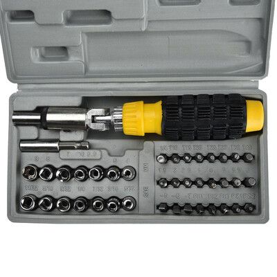 〖Follure〗Shaking Head Ratchet Screwdriver Set 41Pcs Batch Head Set Screwdriver Set
〖Follure〗Shaking Head Ratchet Screwdriver Set 41Pcs Batch Head Set Screwdriver Set