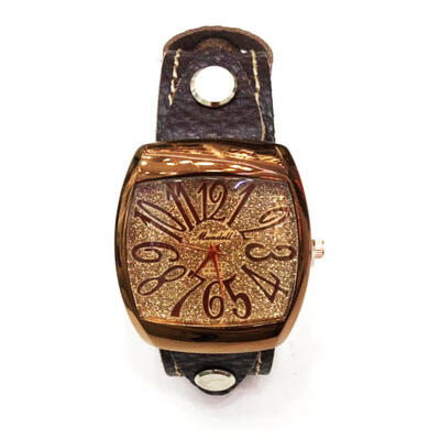 Men PU Leather Quartz Watches Simple Style Wristwatch