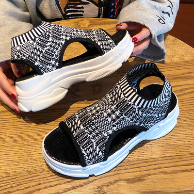 Ins socks sandals leisure sports thick soled sandals socks socks Roman muffin womens shoes
Ins socks sandals leisure sports thick soled sandals socks socks Roman muffin womens shoes
