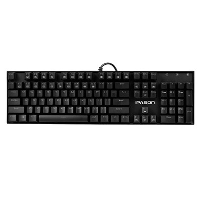 IPASON Mechanical Keyboard 104-key Metal Gaming Keyboard Blue Switch N-key Rollover Backlit Keyboard for Office&Game Use
IPASON Mechanical Keyboard 104-key Metal Gaming Keyboard Blue Switch N-key Rollover Backlit Keyboard for Office&Game Use