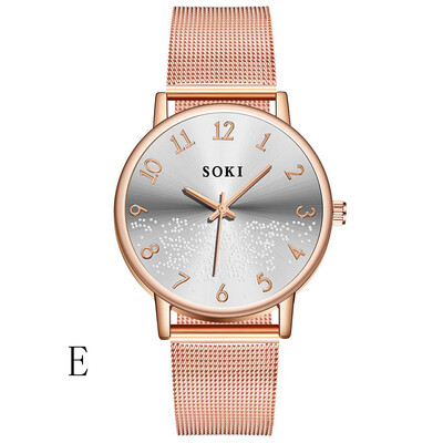 Gobestart Men Fashion Unobtrusive Business Simple Personality Digital Dial Net Belt Watch
Gobestart Men Fashion Unobtrusive Business Simple Personality Digital Dial Net Belt Watch